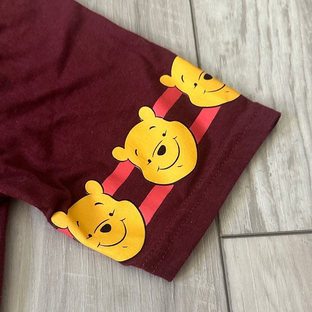 Disney Junior’s Winnie the Pooh Burgundy T-Shirt - Picture 6 of 7